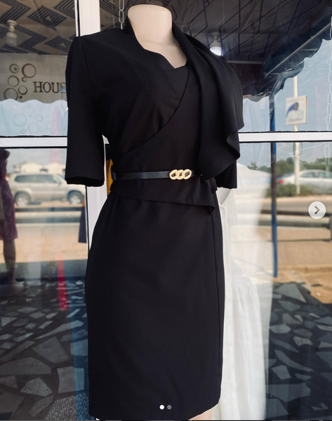 black dress