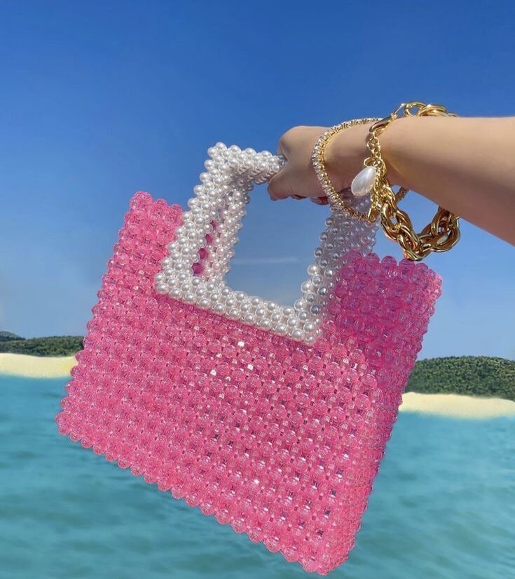 Beaded Hand bag