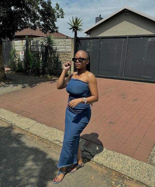 Denim dress