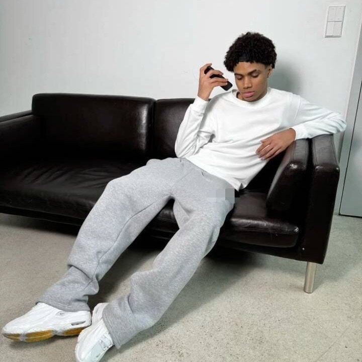 Jogging confortable gris
