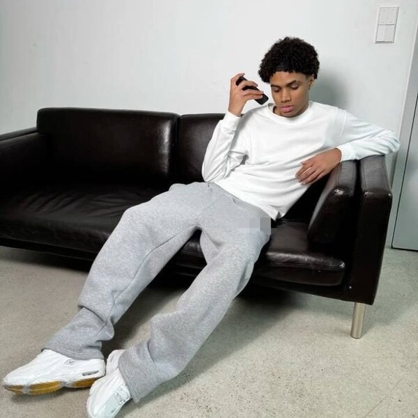 Jogging confortable gris
