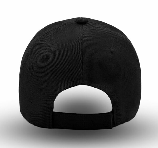 Casquette noire unisexe élégante