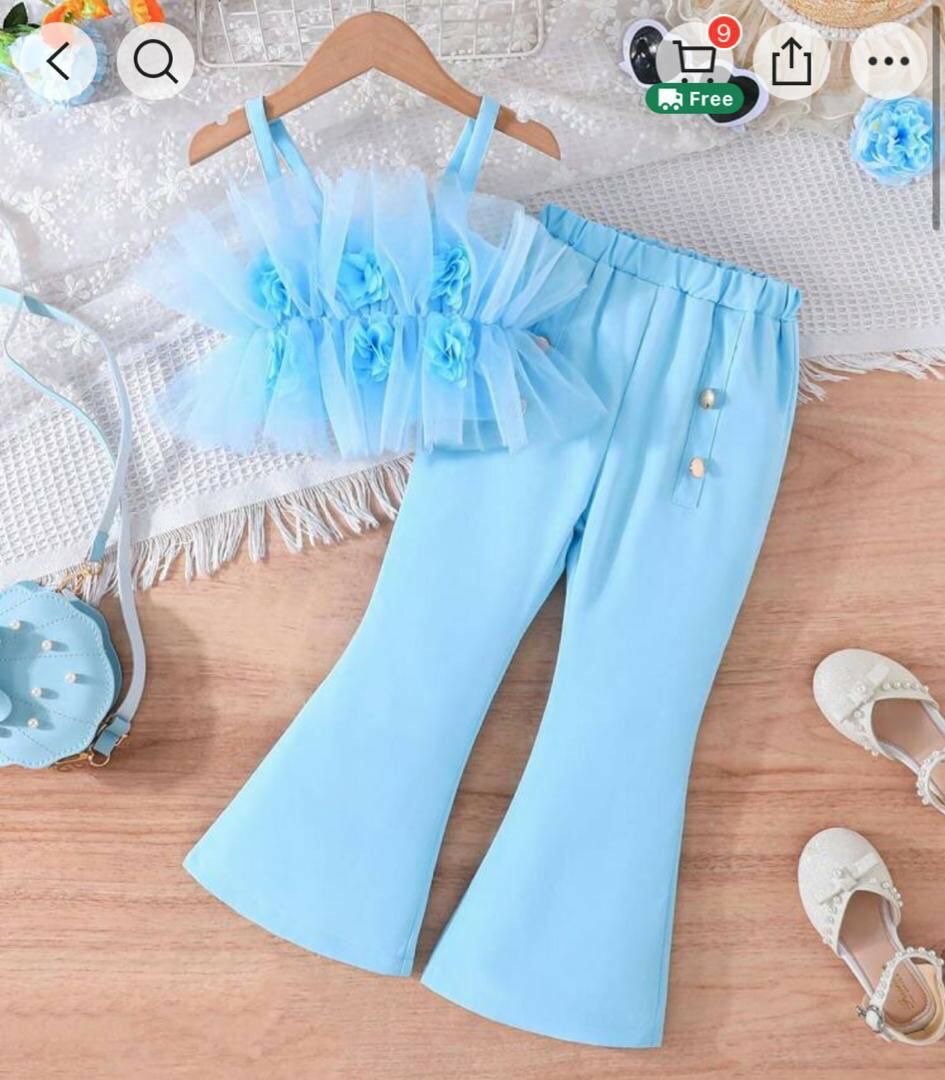 Haut pantalon évasé
