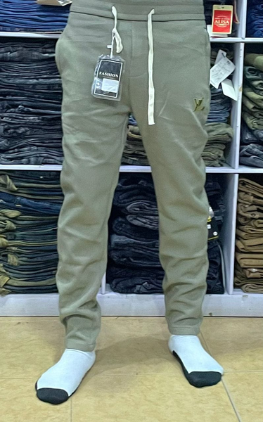 green pants