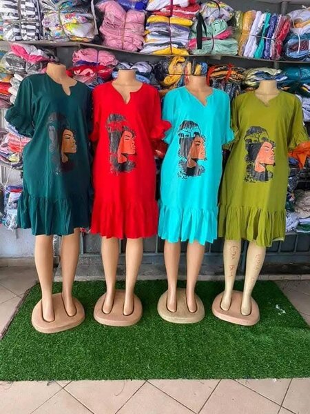 Robe d'été décontractée colorée