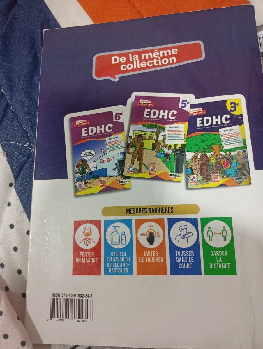 Cahier EDHC 4e