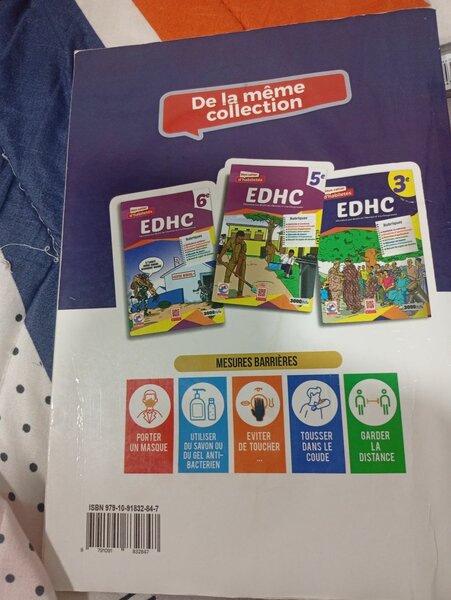 Cahier EDHC 4e