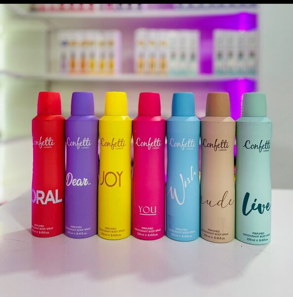 Confetti London deodorant spray