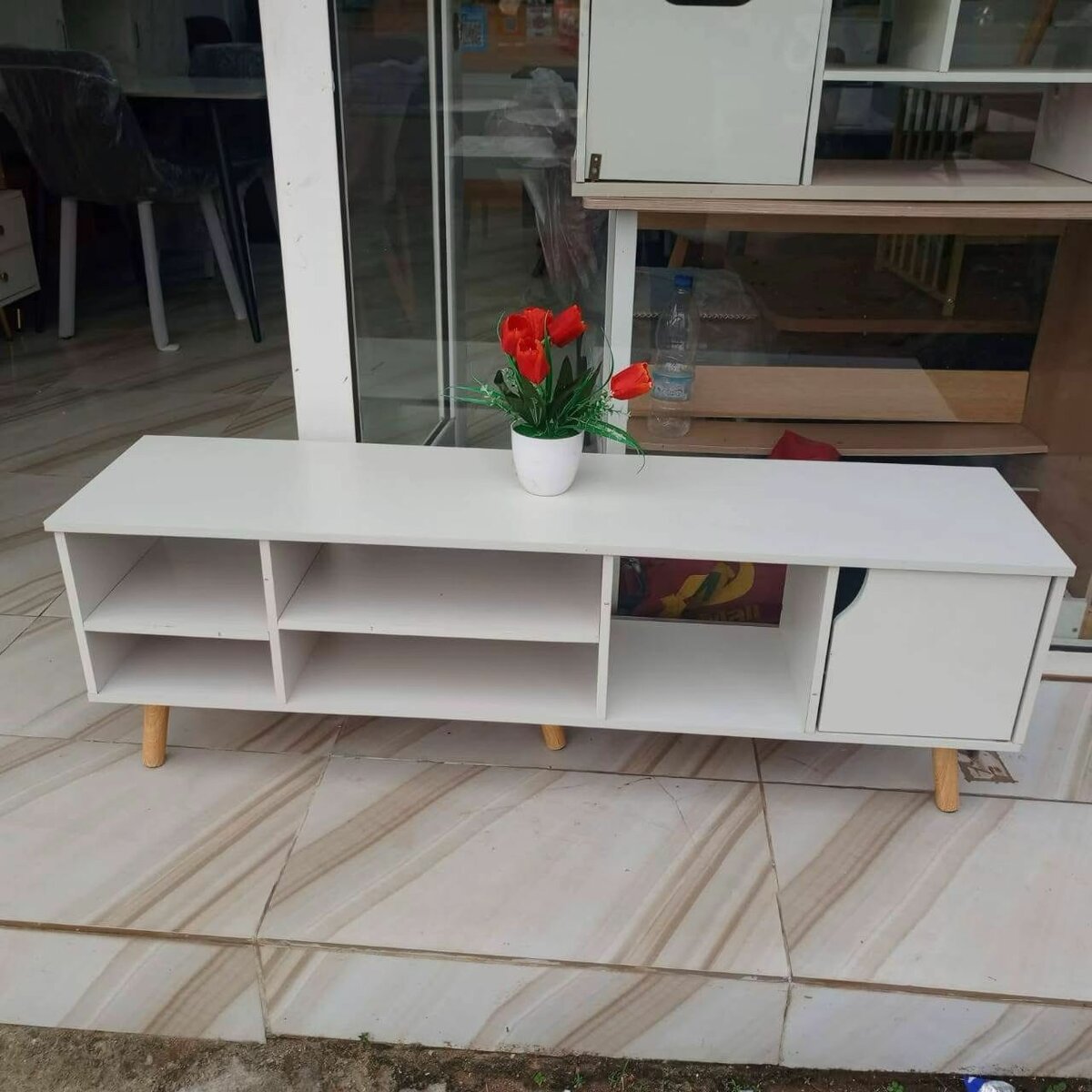 Meuble TV Scandinave Blanc