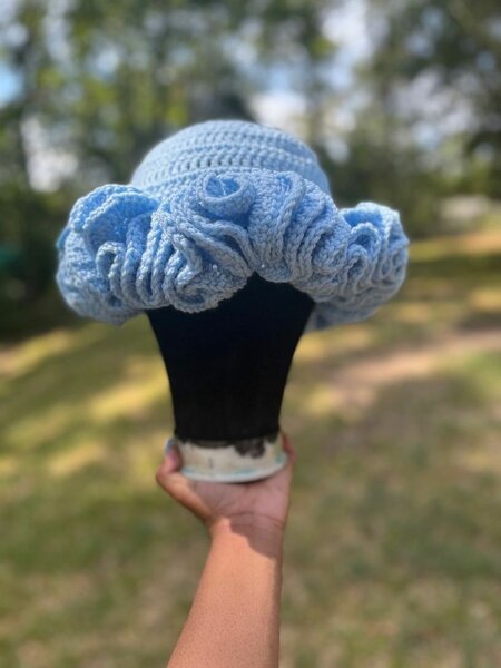 Ruffled hats