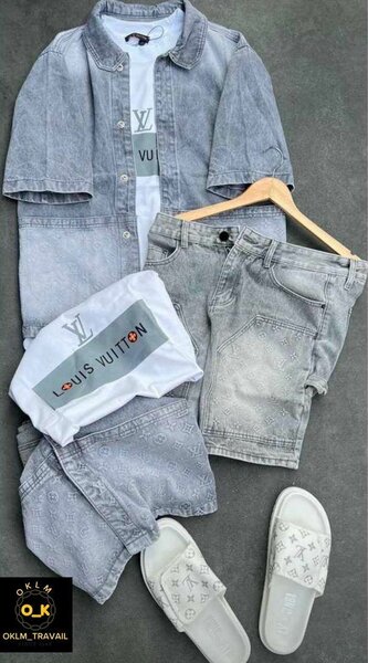 Ensemble décontracté denim homme