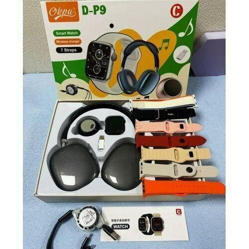 Kit Smartwatch D-P9 avec Casque