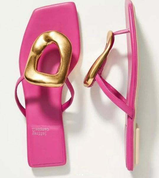 pink shoes