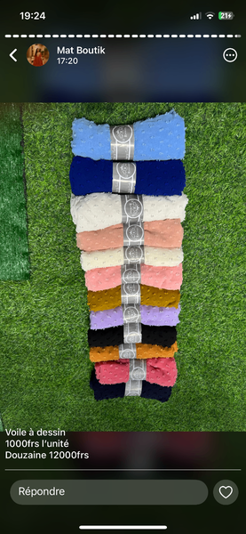 Voiles de Dessin Colorés