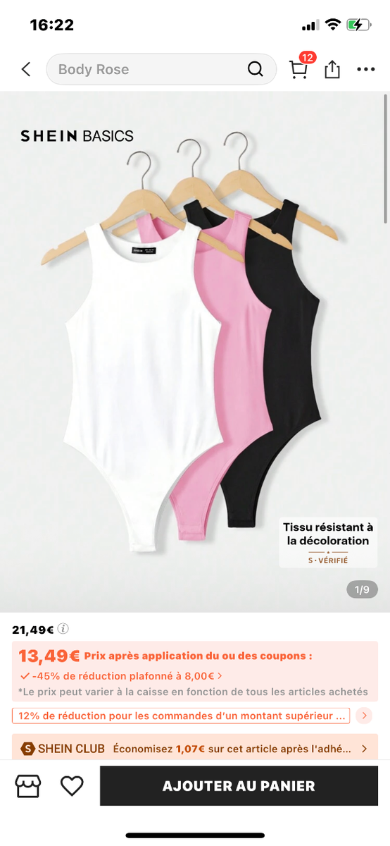 Lot de Bodies Sans Manches
