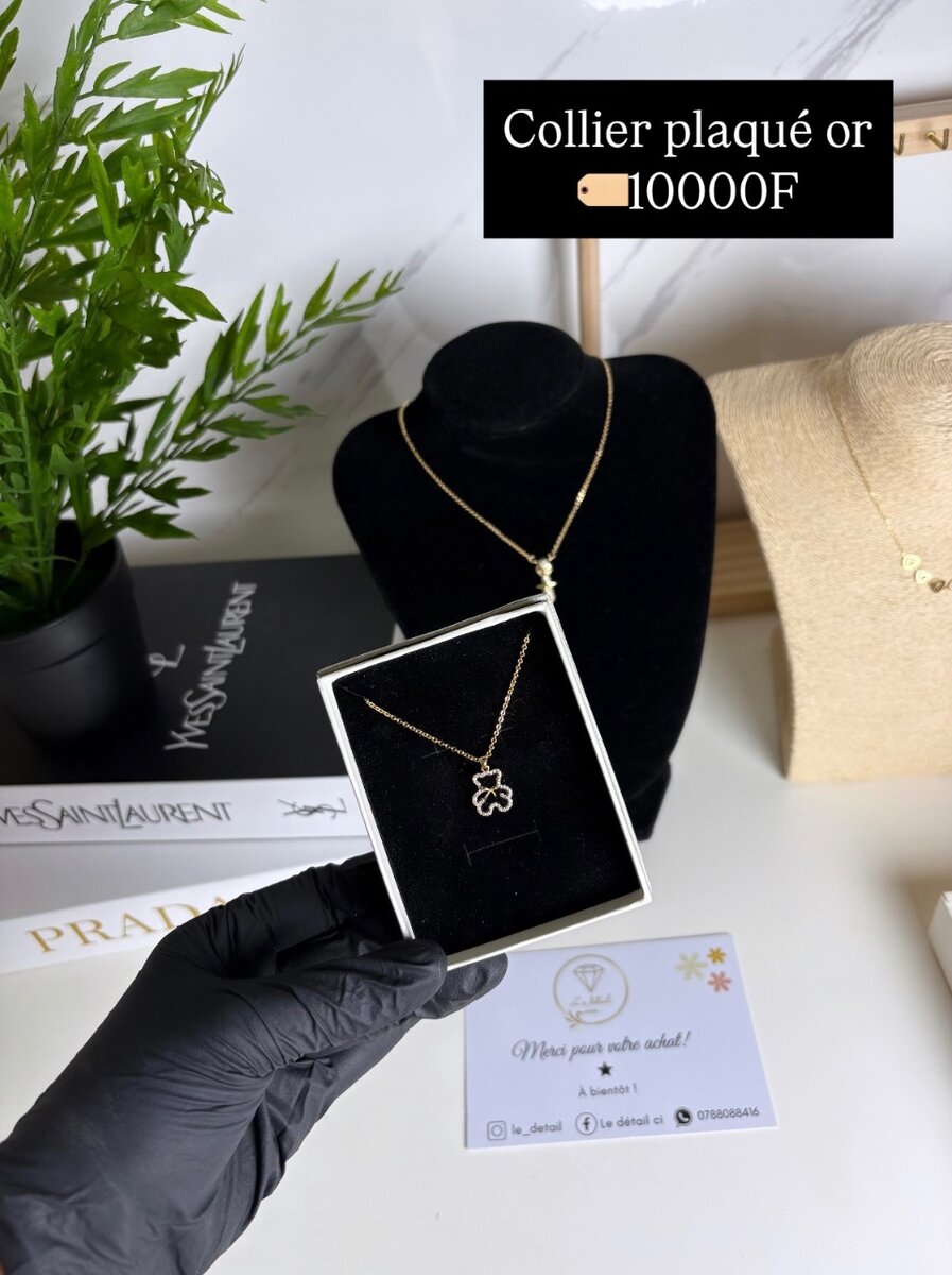 Collier Plaqué Or Infini