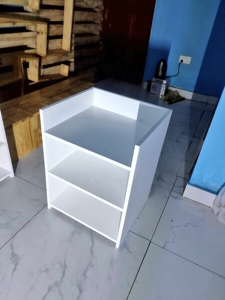 White Bedside Table