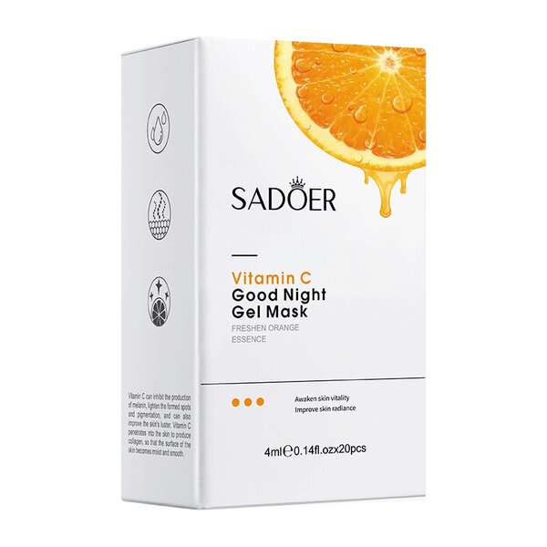 Night sleeping gel mask