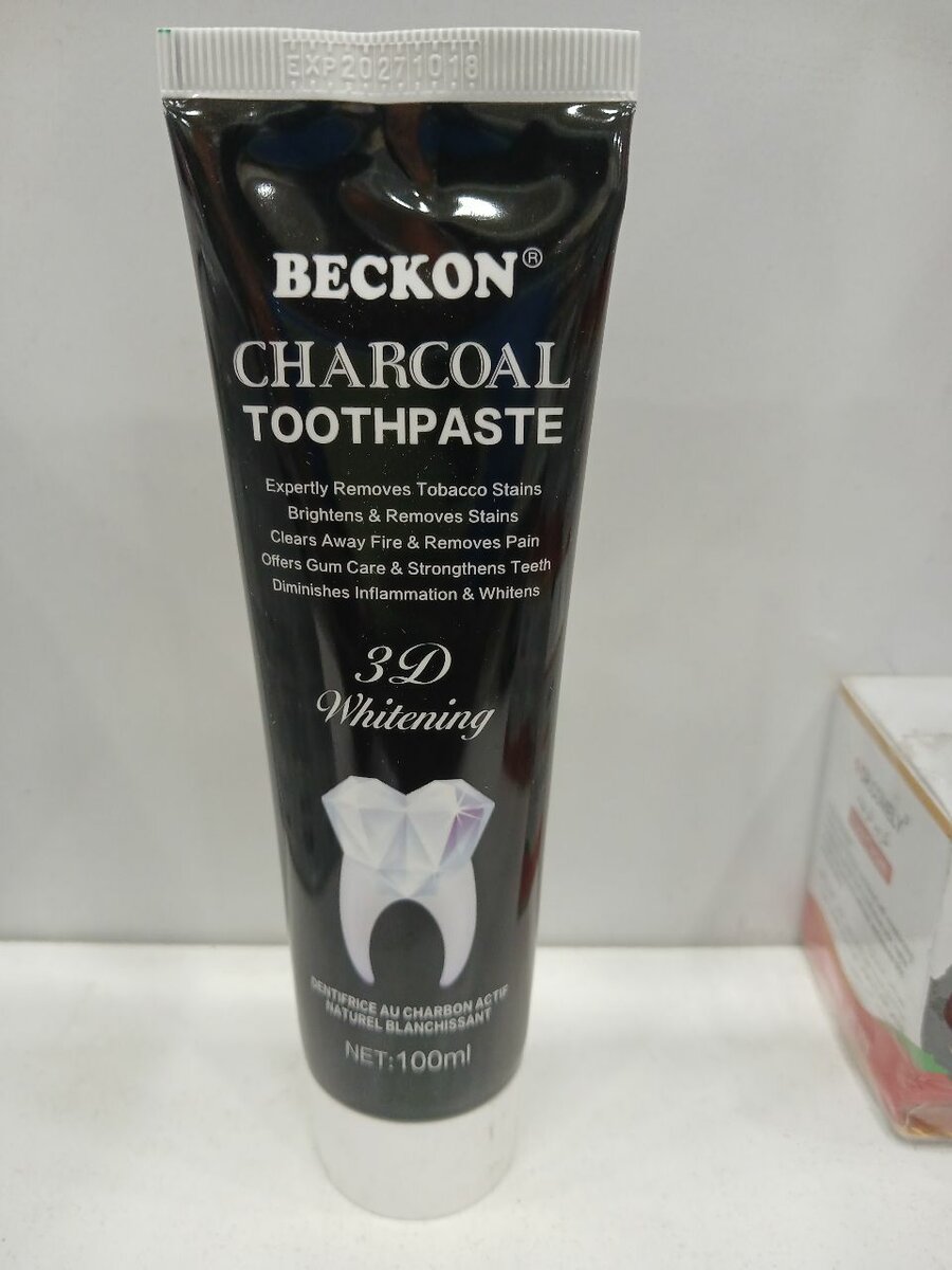 Beckon Dentifrice Charbon 100ml