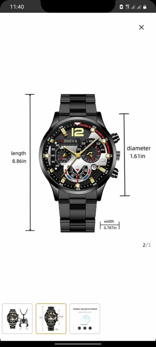 Montre +chaînes