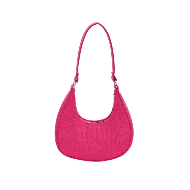 Sac à main en cuir rose élégant