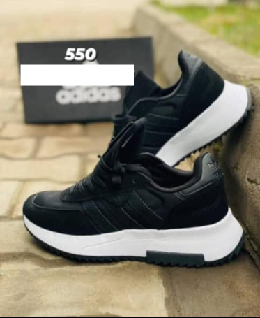 black sneakers