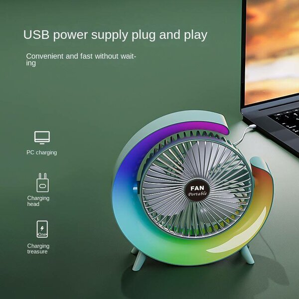 Ventilateur LED veilleuse de très bonne qualité