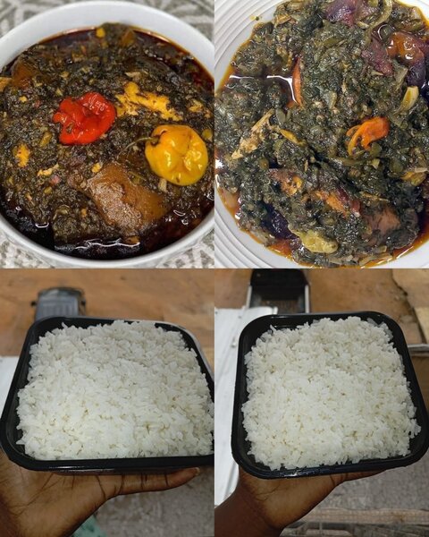 Délicieux Plat de Riz et Sauce