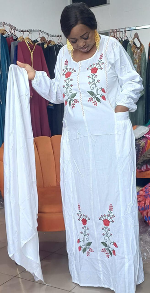 Boubou blanc