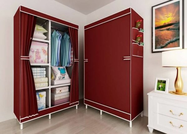 Wooden wardrobe