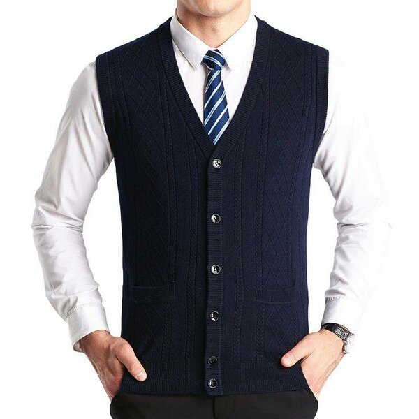 Gilet en maille élégante pour hommes