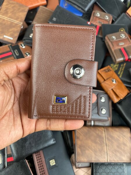 Porte-cartes en cuir élégant