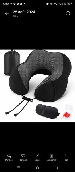 OREILLER DE COU VOYAGE & ACCESSOIRES