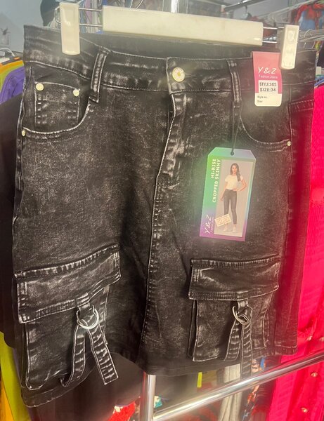 Cargo jeans skirts
