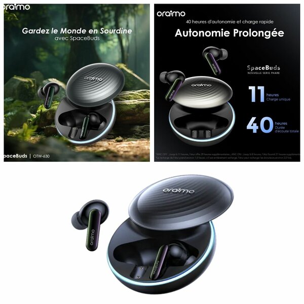 Écouteurs sans fil Oraimo SpaceBuds