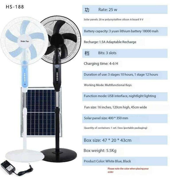 Solar Powered Fan