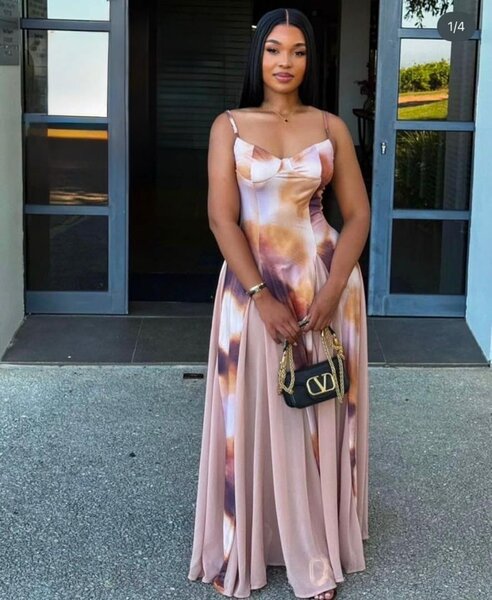 Robe longue élégante femme