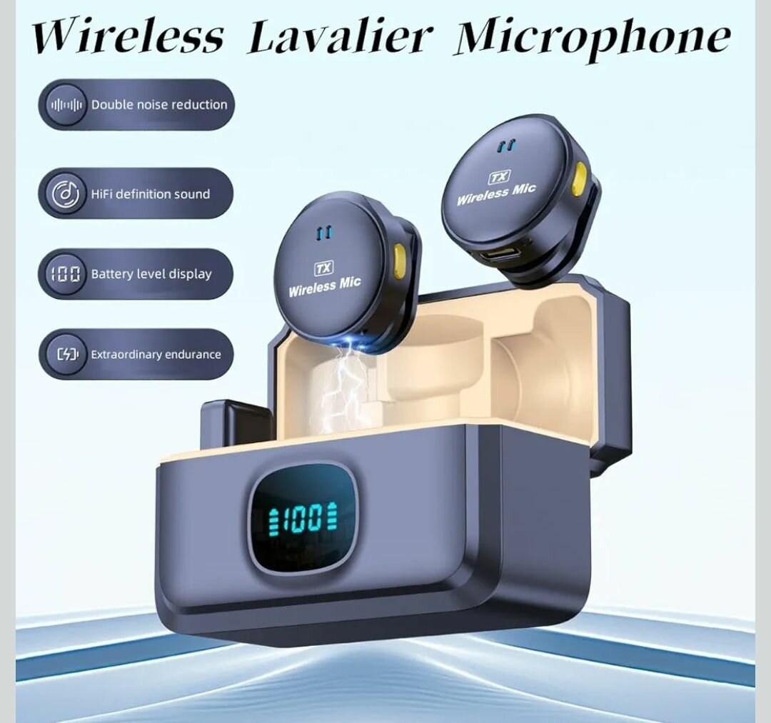 Microphone Lavalier Sans Fil