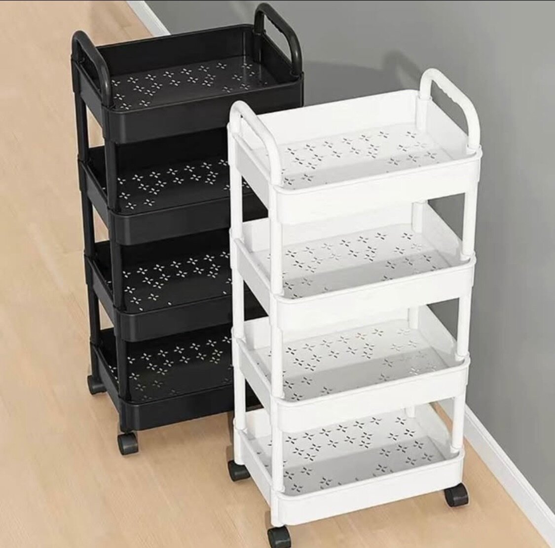 sandwich trolley four layer storage rack for kitchen