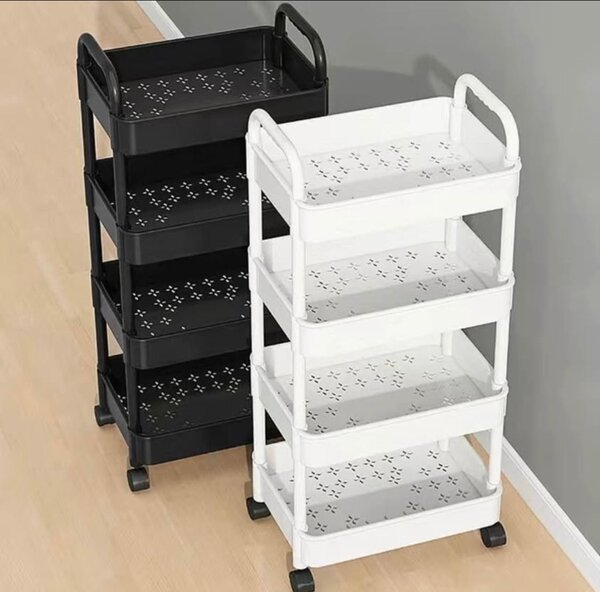 sandwich trolley four layer storage rack for kitchen