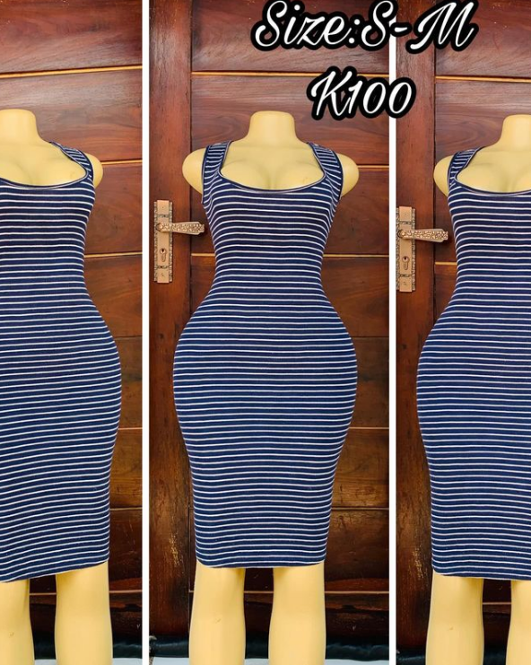 Robe bleu blanc 
