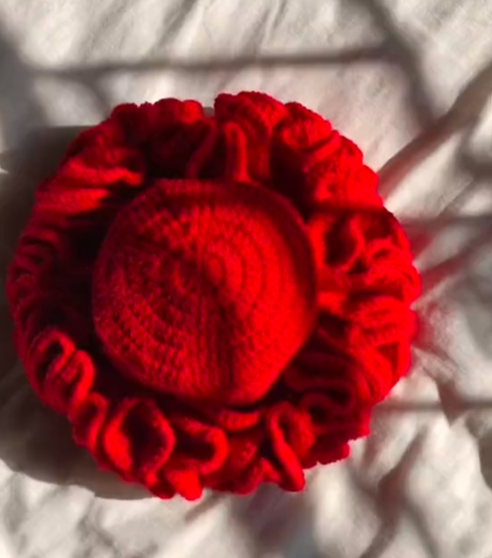Ruffled hats