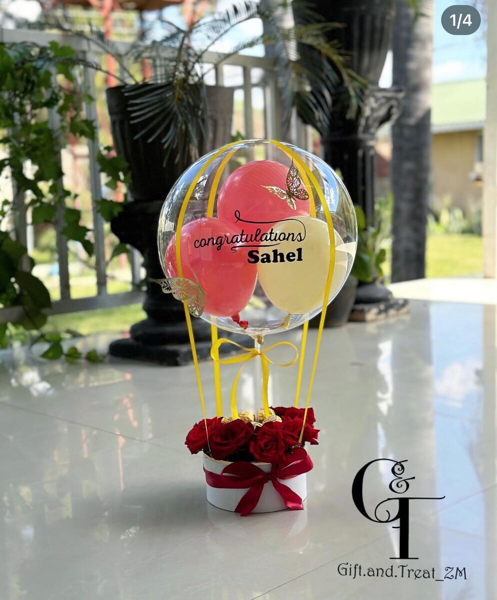Balloon hamper