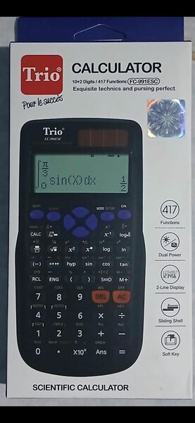 Calculatrice Scientifique Trio 417 Fonctions