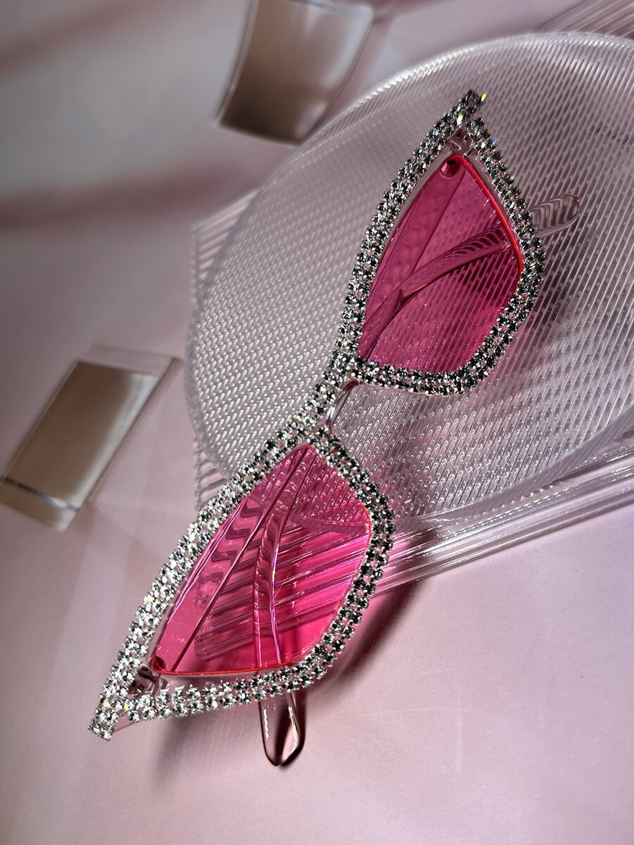 Lunettes stylées pailletées