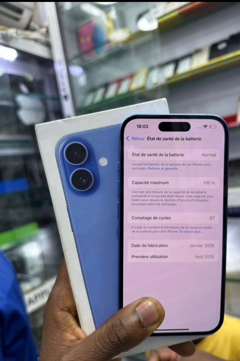 iPhone 14 Bleu - 128 Go