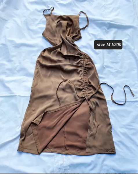 brown dress