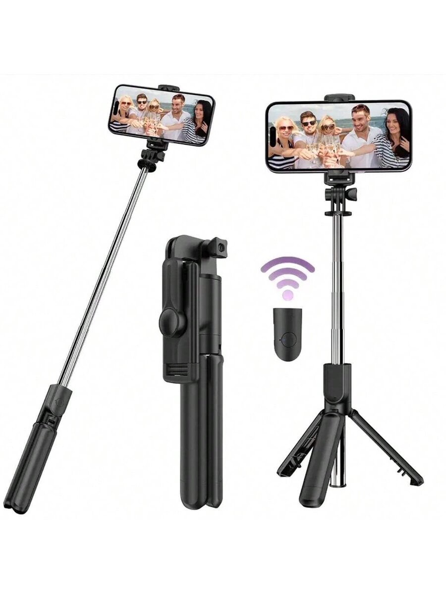 Trépied/ perche à selfie 2en1