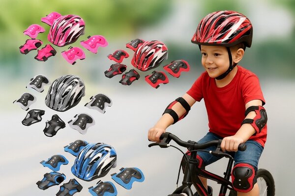 Ensemble protection vélo enfant