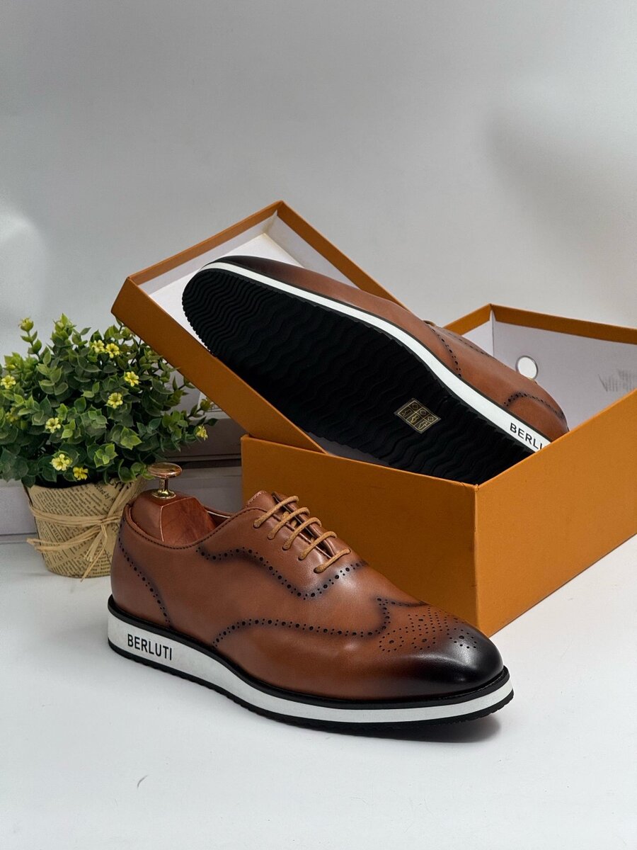 LOUIS VUITTON BROWN AND WHITE